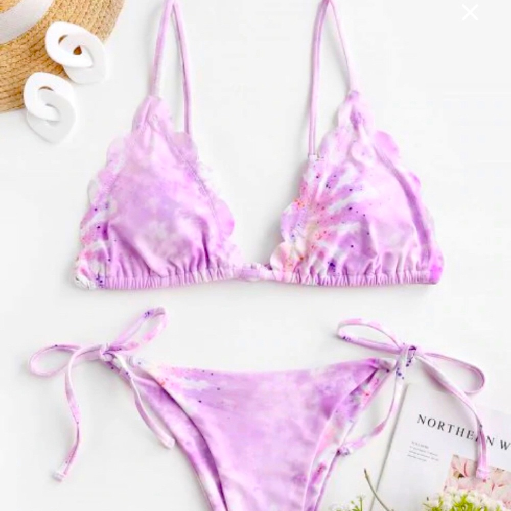 NWT SWIMWEAR TIE DYE BIKINI